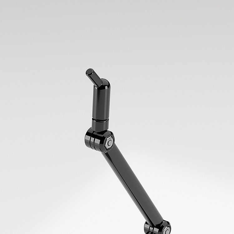 THE シンプルスタンド×3 BLACK[フィギュア＆模型用]〈HEX〉タイプ