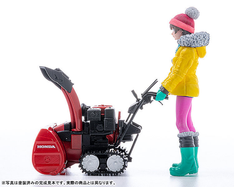 PLAMAX MF-62 minimum factory みのり with ホンダ小型除雪機 HSS1170n(JX) 1/20 プラモデル