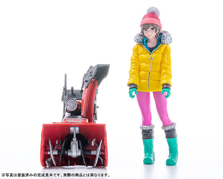 PLAMAX MF-62 minimum factory みのり with ホンダ小型除雪機 HSS1170n(JX) 1/20 プラモデル