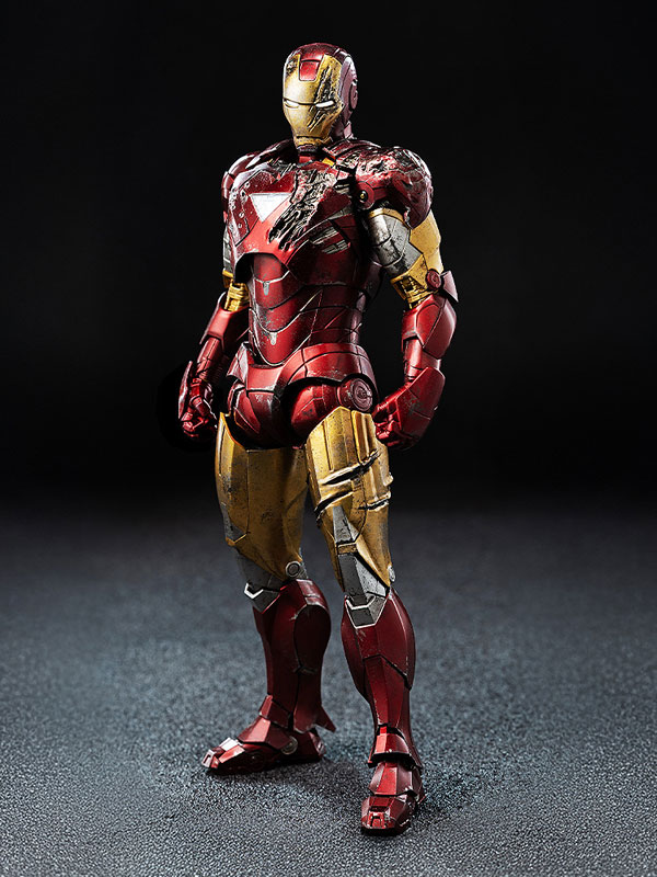DLX 『インフィニティ・サーガ』 アイアンマン・マーク6(バトルダメージ) 1/12 可動フィギュア