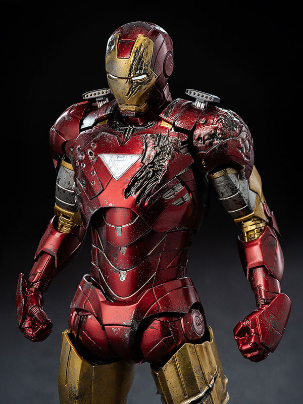 DLX 『インフィニティ・サーガ』 アイアンマン・マーク6(バトルダメージ) 1/12 可動フィギュア