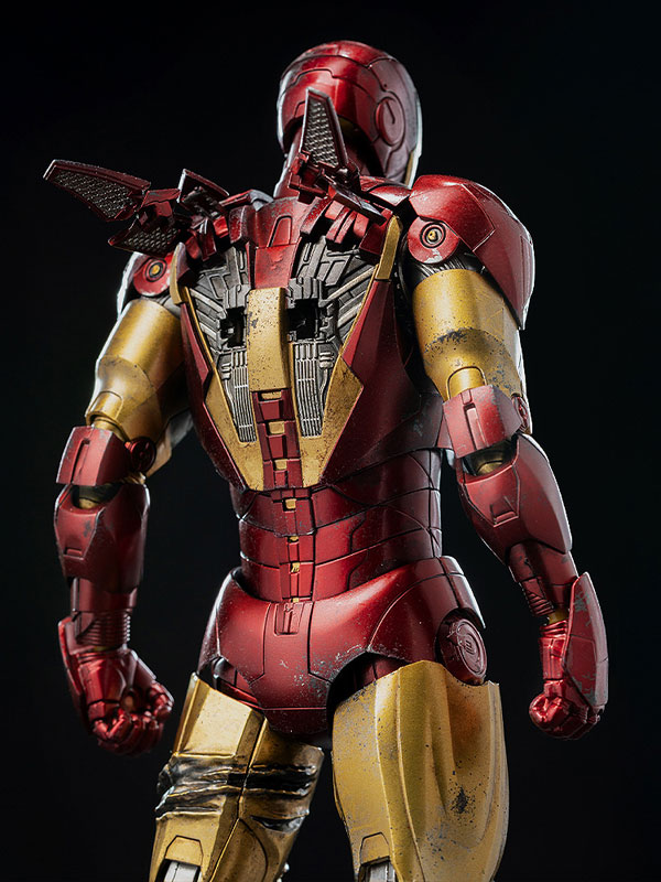 DLX 『インフィニティ・サーガ』 アイアンマン・マーク6(バトルダメージ) 1/12 可動フィギュア