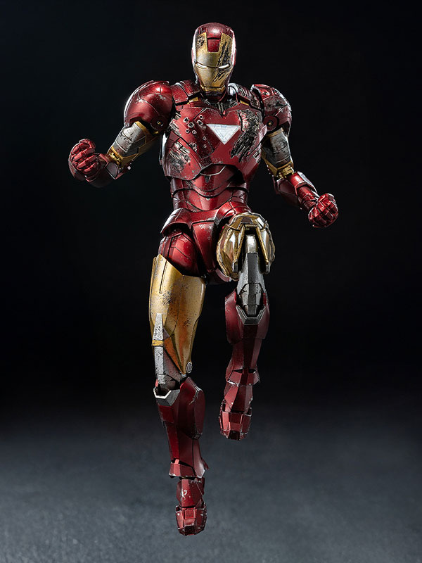 DLX 『インフィニティ・サーガ』 アイアンマン・マーク6(バトルダメージ) 1/12 可動フィギュア