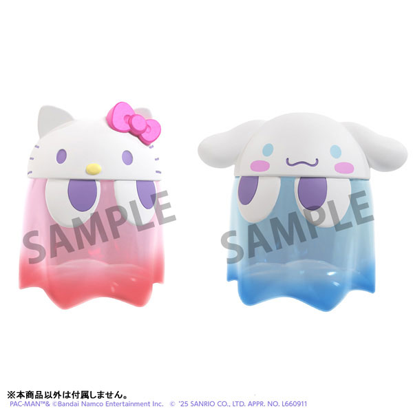 パックマン×サンリオキャラクターズ ちびコレクトフィギュア デラックス ゴーストシナモロール クリアカラーver.