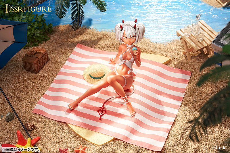 【特典】SSR FIGURE カフェインちゃん 夏Ver. 1/7 完成品フィギュア