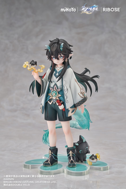 【特典】RISE UP+ 崩壊：スターレイル ちびねこシリーズ フィギュア 丹恒・飲月 Ver. 完成品フィギュア