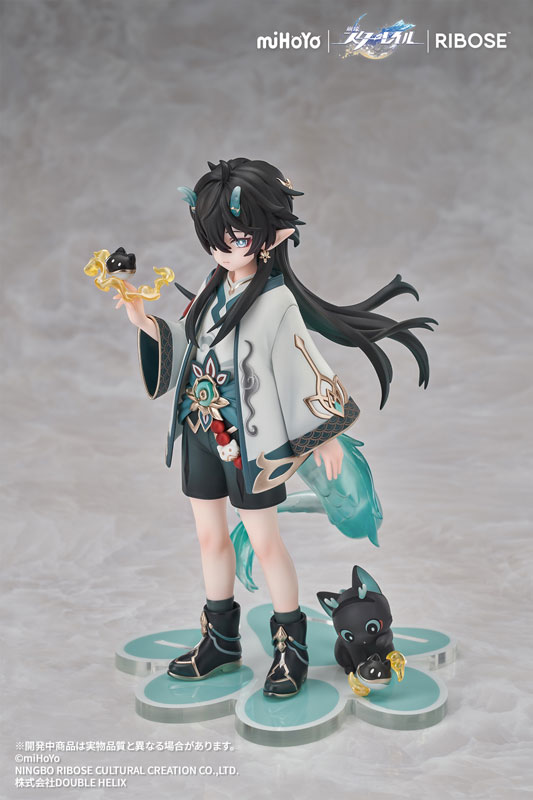 【特典】RISE UP+ 崩壊：スターレイル ちびねこシリーズ フィギュア 丹恒・飲月 Ver. 完成品フィギュア
