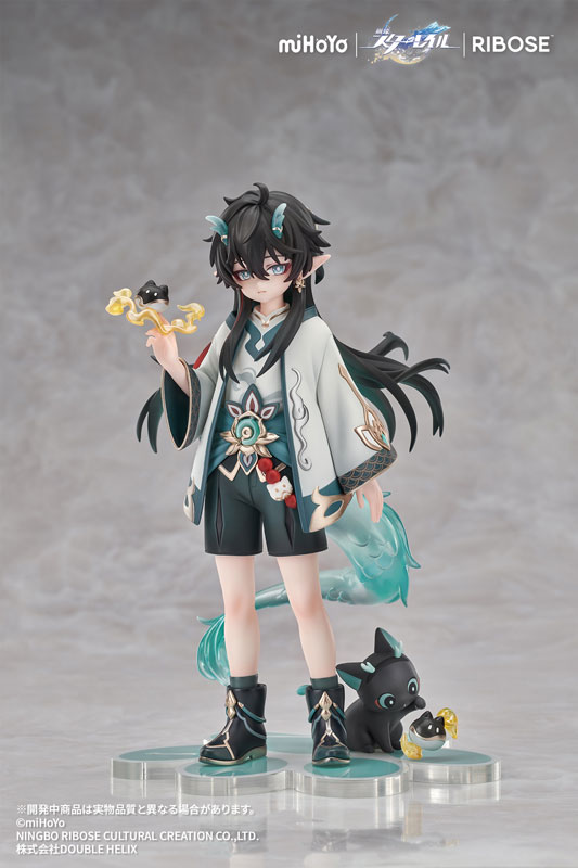 【特典】RISE UP+ 崩壊：スターレイル ちびねこシリーズ フィギュア 丹恒・飲月 Ver. 完成品フィギュア