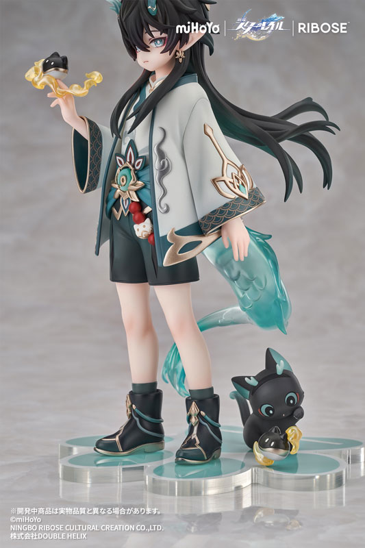 【特典】RISE UP+ 崩壊：スターレイル ちびねこシリーズ フィギュア 丹恒・飲月 Ver. 完成品フィギュア