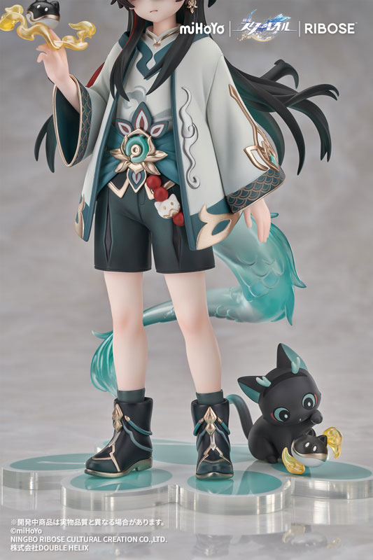 【特典】RISE UP+ 崩壊：スターレイル ちびねこシリーズ フィギュア 丹恒・飲月 Ver. 完成品フィギュア
