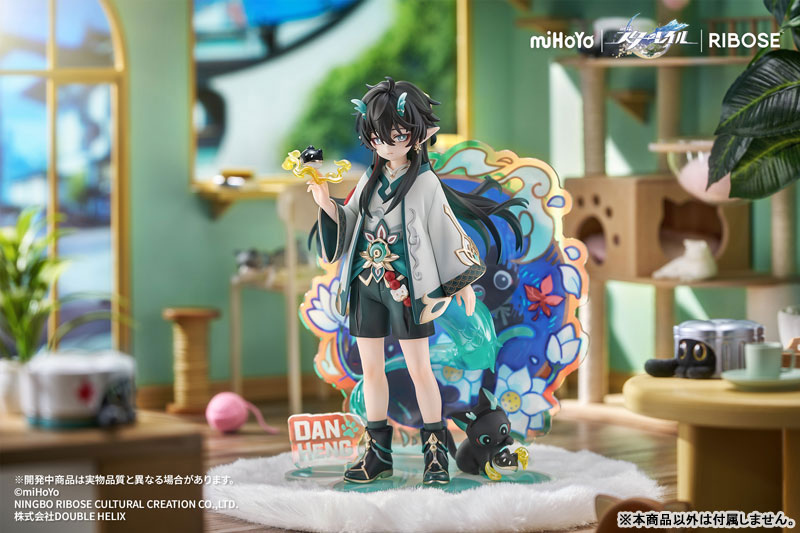 【特典】RISE UP+ 崩壊：スターレイル ちびねこシリーズ フィギュア 丹恒・飲月 Ver. 完成品フィギュア