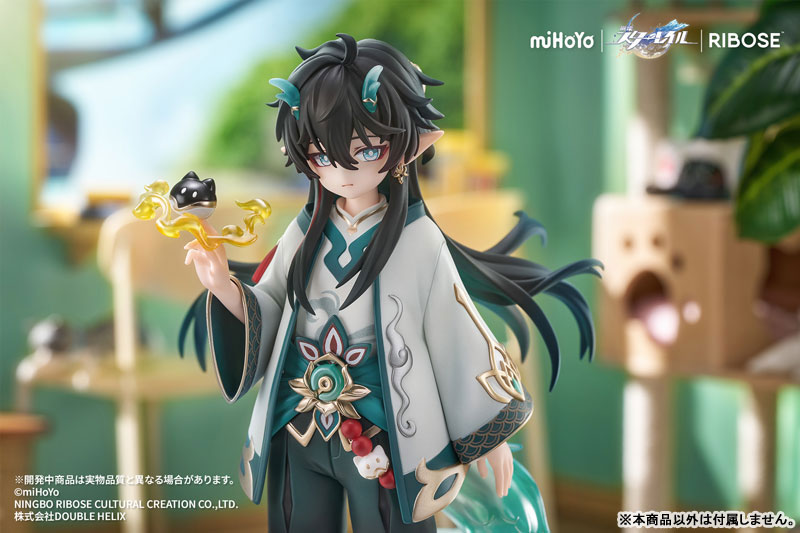 【特典】RISE UP+ 崩壊：スターレイル ちびねこシリーズ フィギュア 丹恒・飲月 Ver. 完成品フィギュア