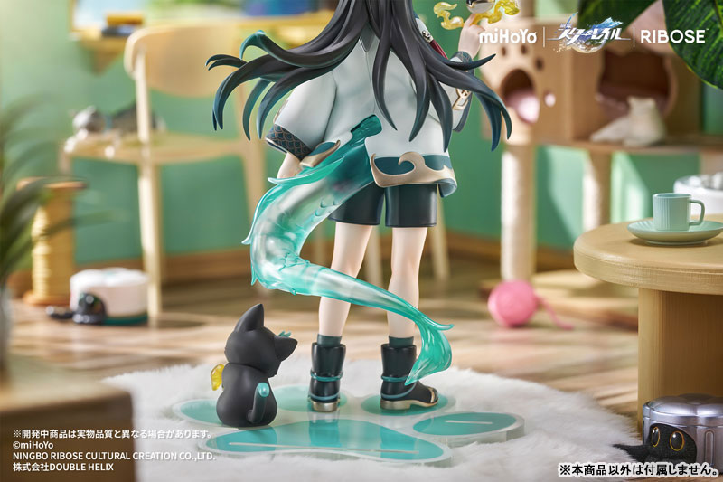 【特典】RISE UP+ 崩壊：スターレイル ちびねこシリーズ フィギュア 丹恒・飲月 Ver. 完成品フィギュア