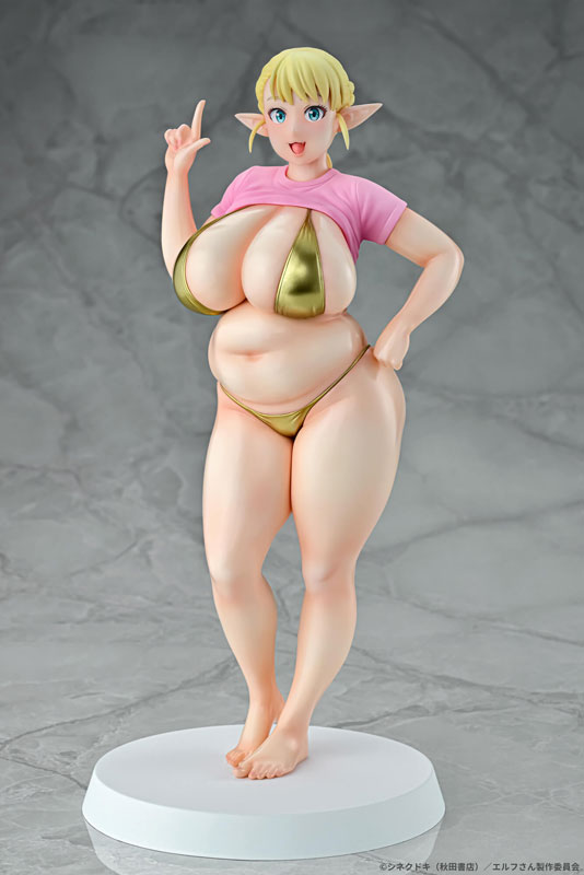 【あみあみ限定特典】エルフさんは痩せられない。 絵留札 Gold ver. 1/7 完成品フィギュア