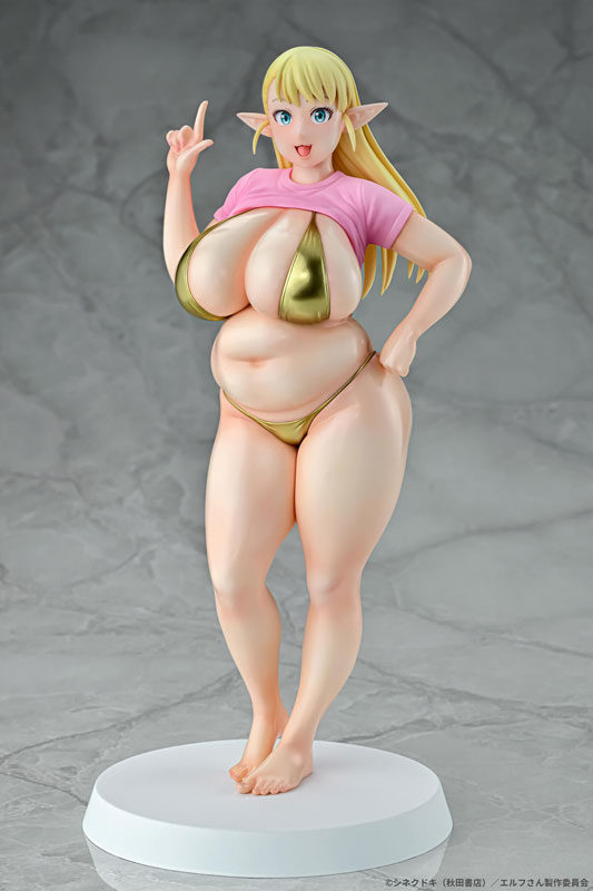 【あみあみ限定特典】エルフさんは痩せられない。 絵留札 Gold ver. 1/7 完成品フィギュア
