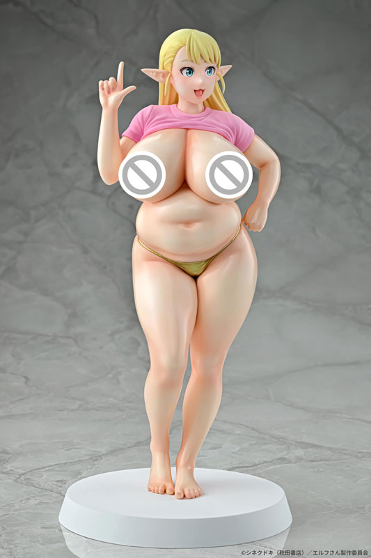 【あみあみ限定特典】エルフさんは痩せられない。 絵留札 Gold ver. 1/7 完成品フィギュア