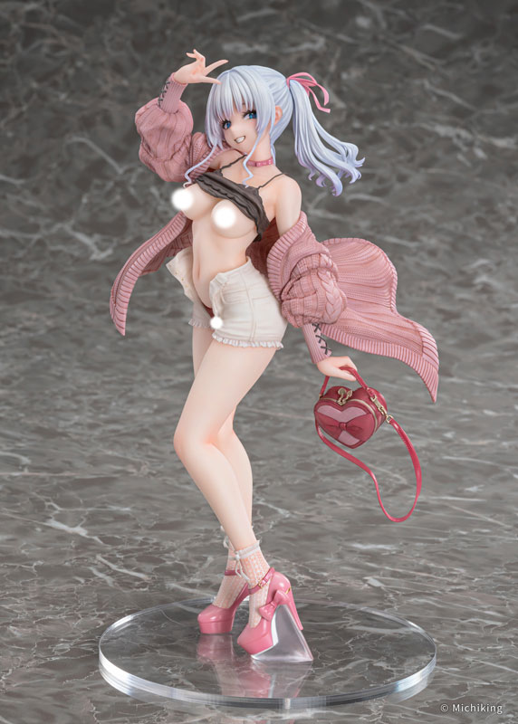 【あみあみ限定特典】『紫音 -Passion Pink-』 illustration by みちきんぐ 1/6 完成品フィギュア