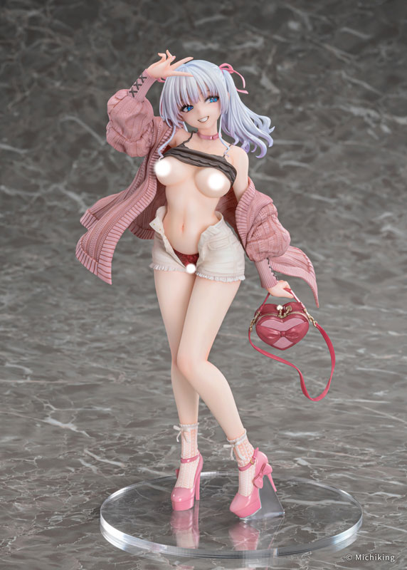 【あみあみ限定特典】『紫音 -Passion Pink-』 illustration by みちきんぐ 1/6 完成品フィギュア
