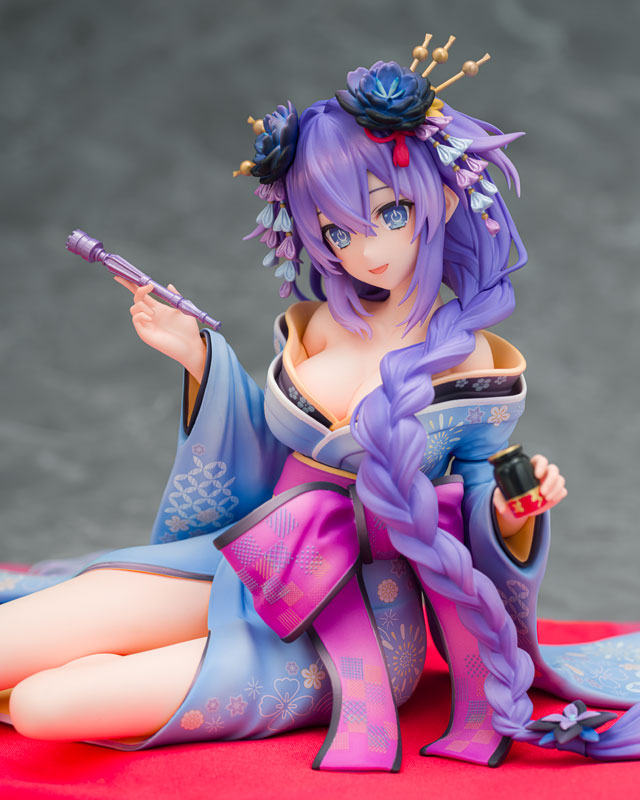 『閃乱忍忍忍者大戦ネプテューヌ -少女達の響艶-』 パープルハート 和服Ver. 1/7 完成品フィギュア