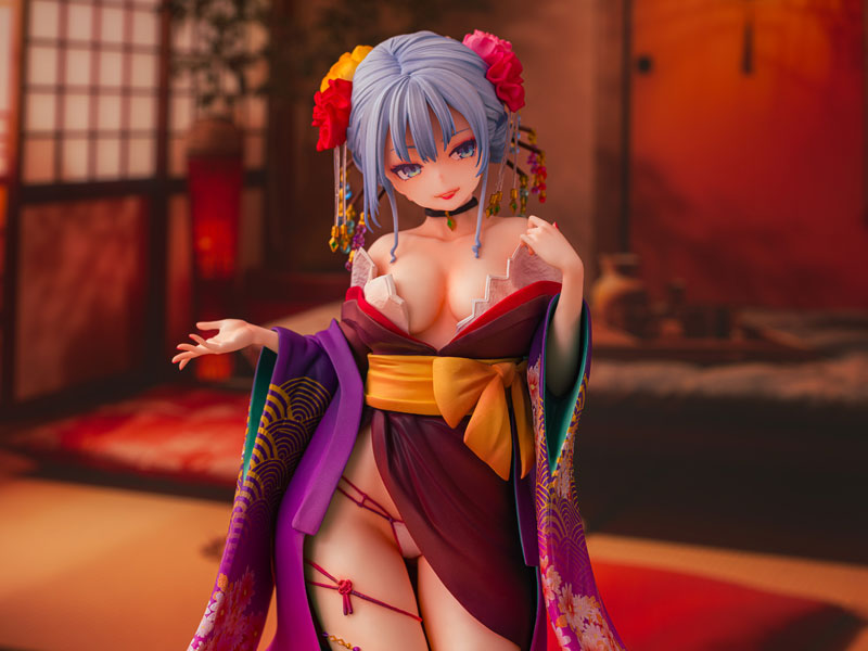 主従えくすたしー 紫音 花魁Ver. (健全Ver.) 1/7 完成品フィギュア