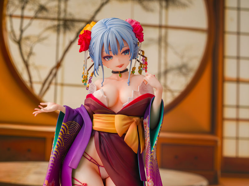 主従えくすたしー 紫音 花魁Ver. (健全Ver.) 1/7 完成品フィギュア