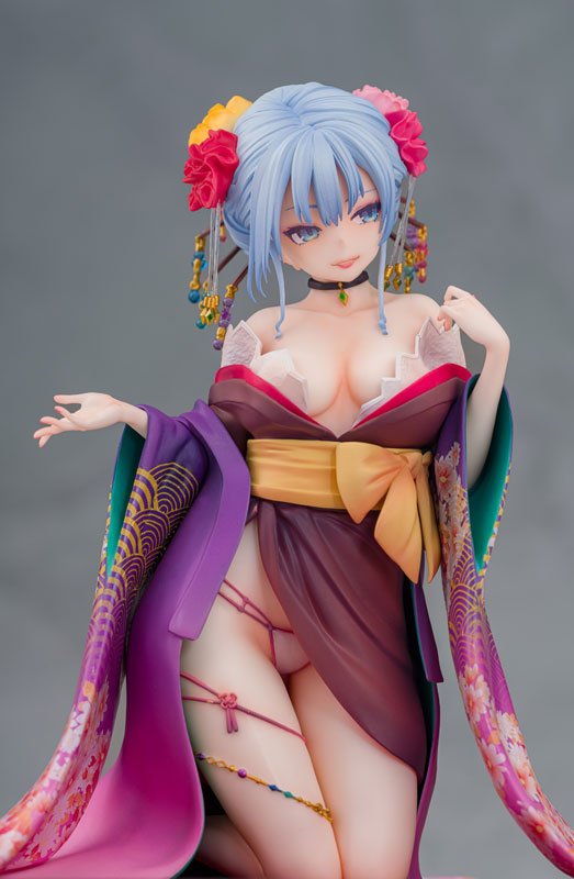 主従えくすたしー 紫音 花魁Ver. (健全Ver.) 1/7 完成品フィギュア