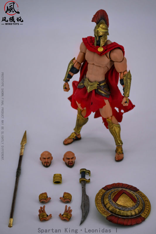 Spartan King Leonidas I(スパルタンキング レオニダス) 1/12スケール 可動フィギュア スタンダード版