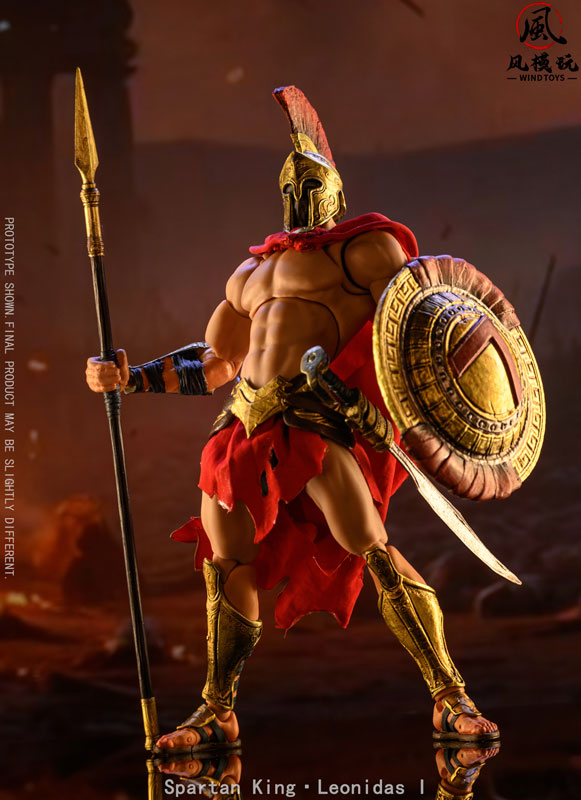 Spartan King Leonidas I(スパルタンキング レオニダス) 1/12スケール 可動フィギュア スタンダード版