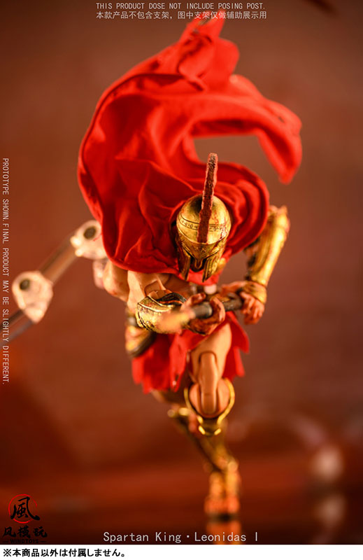 Spartan King Leonidas I(スパルタンキング レオニダス) 1/12スケール 可動フィギュア ダメージ版