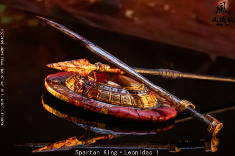 Spartan King Leonidas I(スパルタンキング レオニダス) 1/12スケール 可動フィギュア ダメージ版