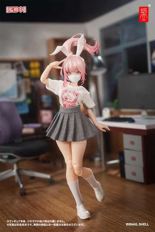 スネイルシェルスタッフユニフォーム(ホワイト) ドール服セット 完成品オプションパーツ (ドール用)