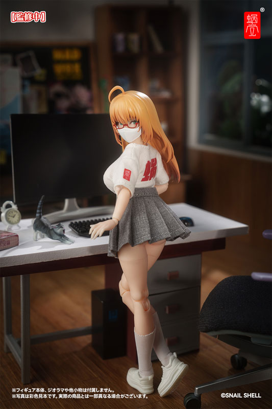 スネイルシェルスタッフユニフォーム(ホワイト) ドール服セット 完成品オプションパーツ (ドール用)