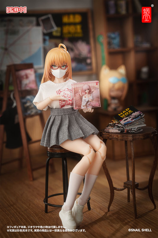 スネイルシェルスタッフユニフォーム(ホワイト) ドール服セット 完成品オプションパーツ (ドール用)