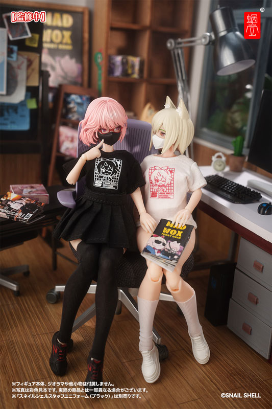 スネイルシェルスタッフユニフォーム(ホワイト) ドール服セット 完成品オプションパーツ (ドール用)
