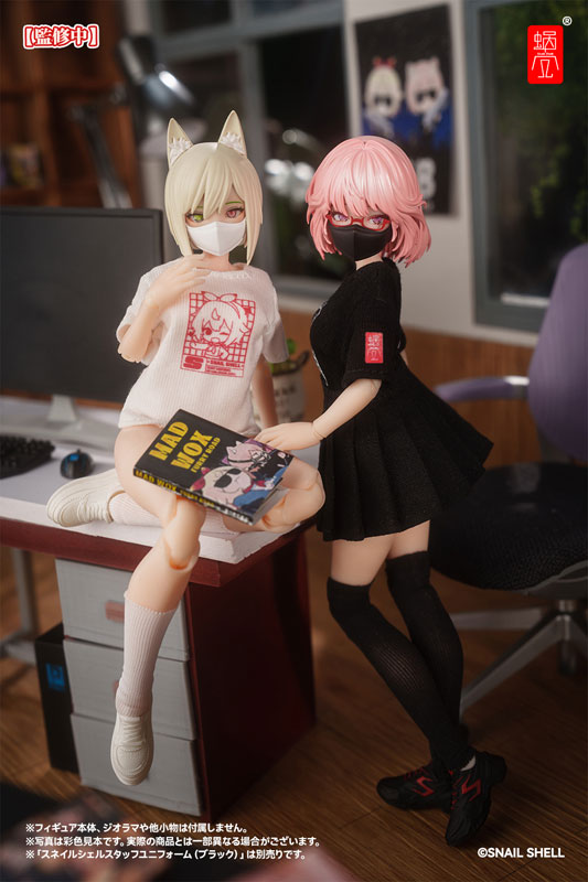 スネイルシェルスタッフユニフォーム(ホワイト) ドール服セット 完成品オプションパーツ (ドール用)