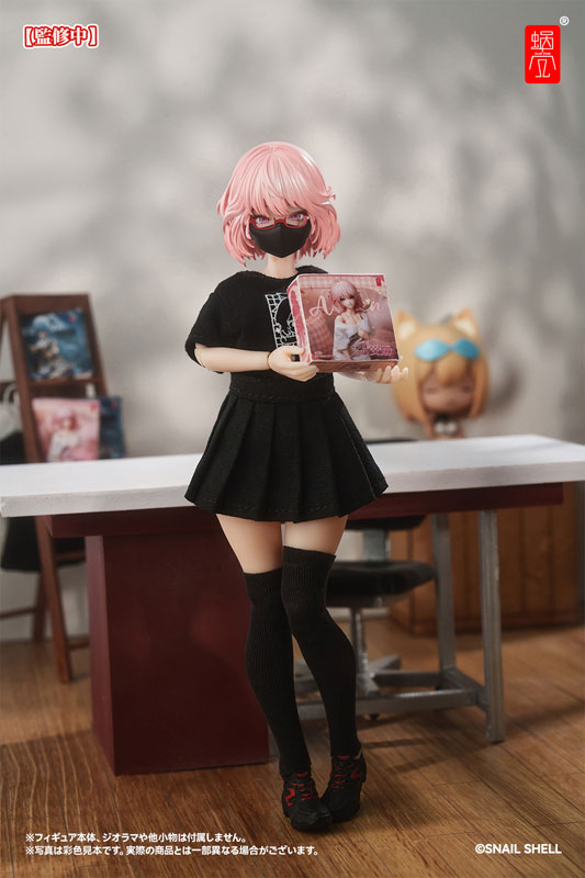 スネイルシェルスタッフユニフォーム(ブラック) ドール服セット 完成品オプションパーツ (ドール用)