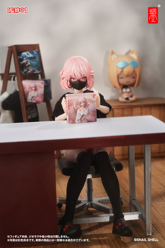 スネイルシェルスタッフユニフォーム(ブラック) ドール服セット 完成品オプションパーツ (ドール用)