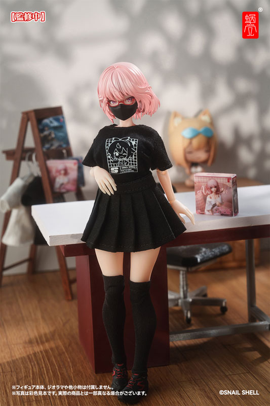 スネイルシェルスタッフユニフォーム(ブラック) ドール服セット 完成品オプションパーツ (ドール用)