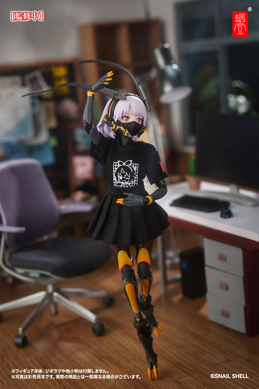 スネイルシェルスタッフユニフォーム(ブラック) ドール服セット 完成品オプションパーツ (ドール用)