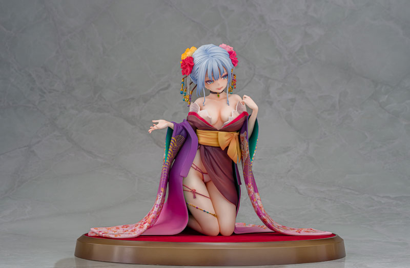 【あみあみ限定特典】主従えくすたしー 紫音 花魁Ver. 1/7 完成品フィギュア