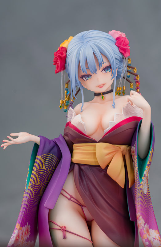 【あみあみ限定特典】主従えくすたしー 紫音 花魁Ver. 1/7 完成品フィギュア