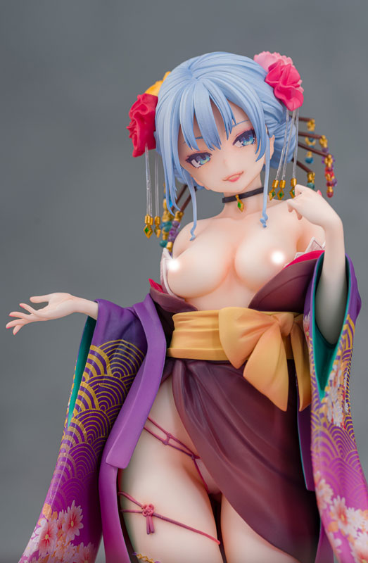 【あみあみ限定特典】主従えくすたしー 紫音 花魁Ver. 1/7 完成品フィギュア