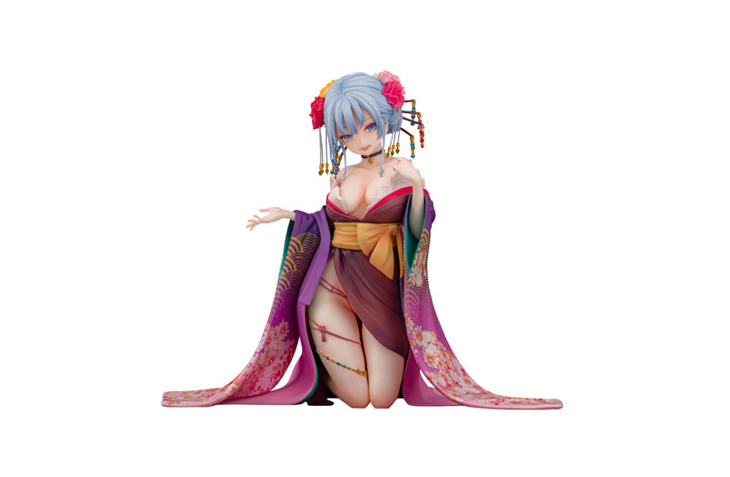 【あみあみ限定特典】主従えくすたしー 紫音 花魁Ver. 1/7 完成品フィギュア