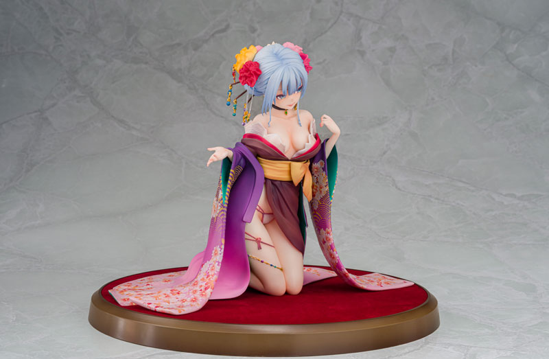 【あみあみ限定特典】主従えくすたしー 紫音 花魁Ver. (健全Ver.) 1/7 完成品フィギュア