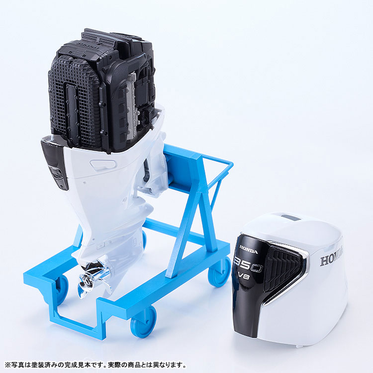PLAMAX MF-97 minimum factory みのり with ホンダ船外機BF350 グランプリホワイト 1/20 プラモデル