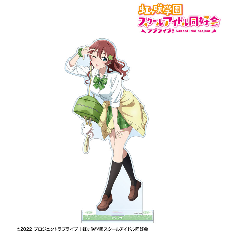 虹ヶ咲学園スクールアイドル同好会描き下ろし ギャル制服ver.ラバーマット ラブライブ！虹ヶ咲学園スクールアイドル同好会 描き下ろし エマ