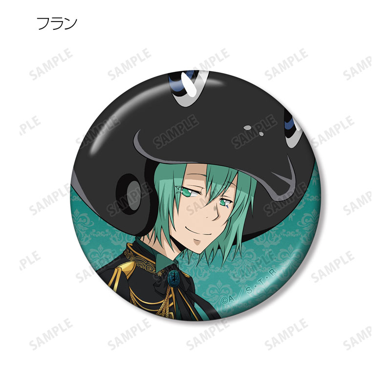 REBORN フラン グリッター 缶バッジ 王子衣装 ver. 2個セット 家庭教師ヒットマンREBORN！ 描き下ろし 王子衣装ver
