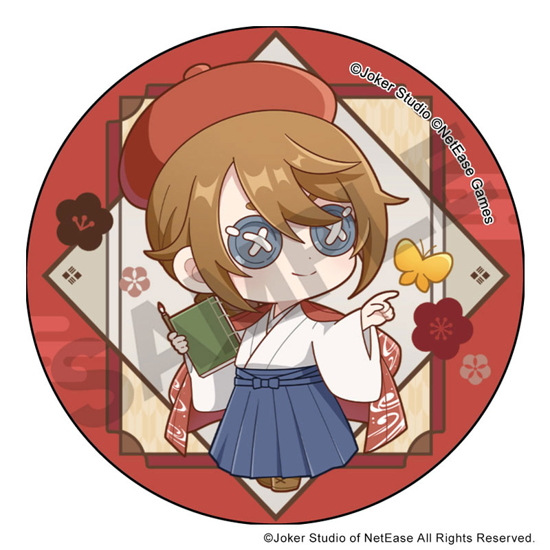 第五人格 IdentityV 京都　水無月　古都　トレーディング和紙缶バッジ 第五人格 IdentityV 京都 水無月 古都 トレーディング和紙缶