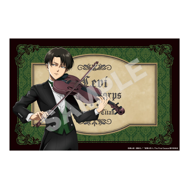 進撃の巨人　リヴァイ　額入りアート　希少高級品 進撃の巨人 四重奏ver. クリスタルアートボード /01 エレン