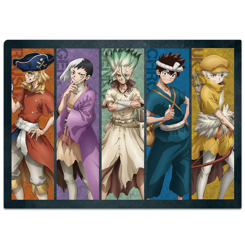 Dr.STONE クリアファイル 千空＆ゲン＆龍水＆クロム＆羽京＆ゼノ